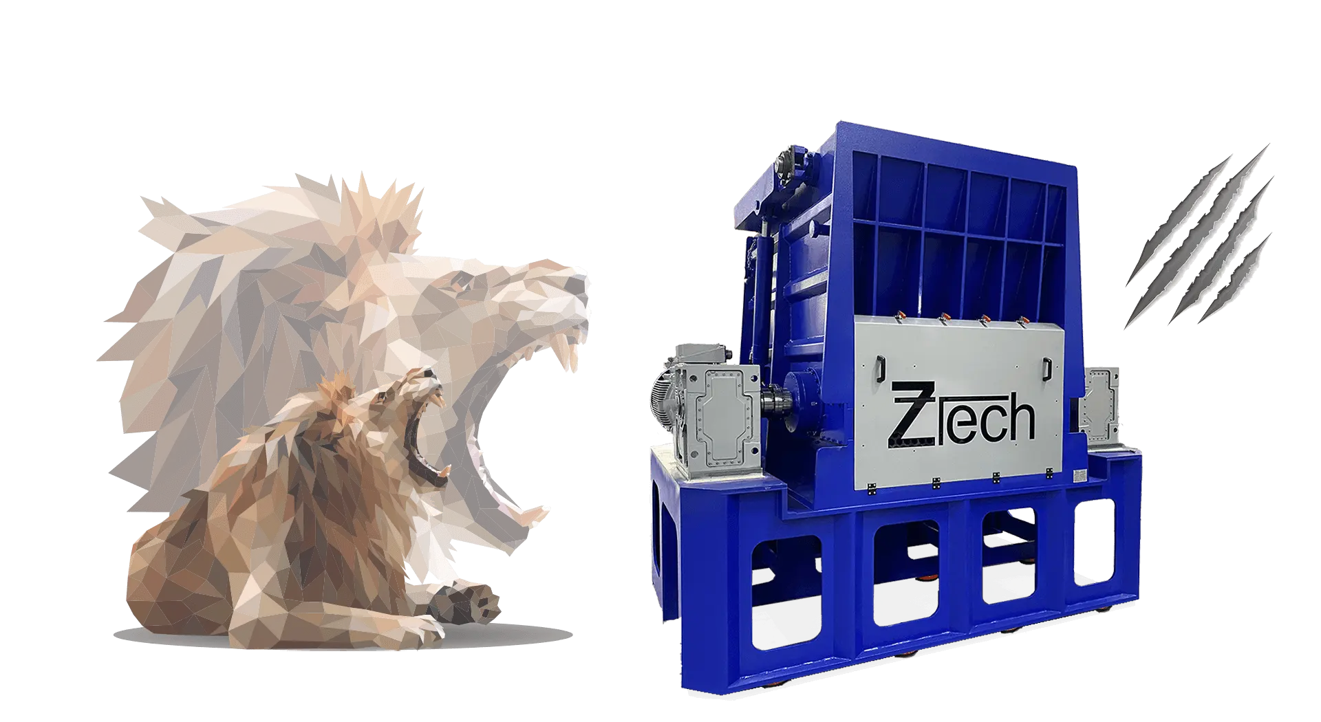 Çift Motorlu Tek Şaftlı Shredder